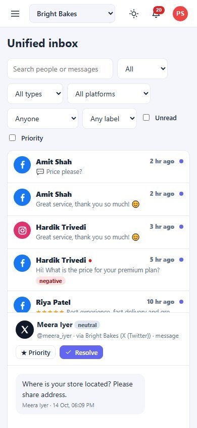 Mobile inbox
